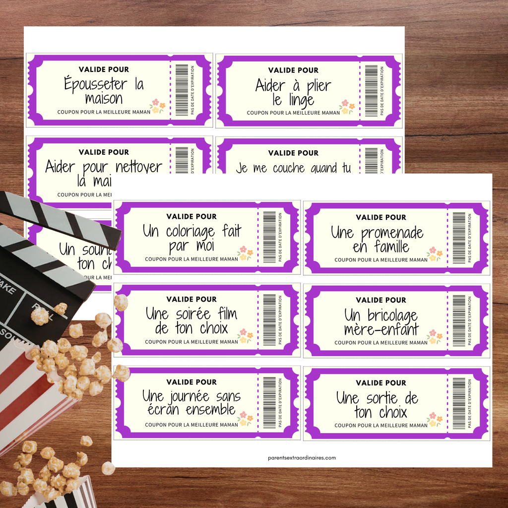 Coupons privilèges pour maman