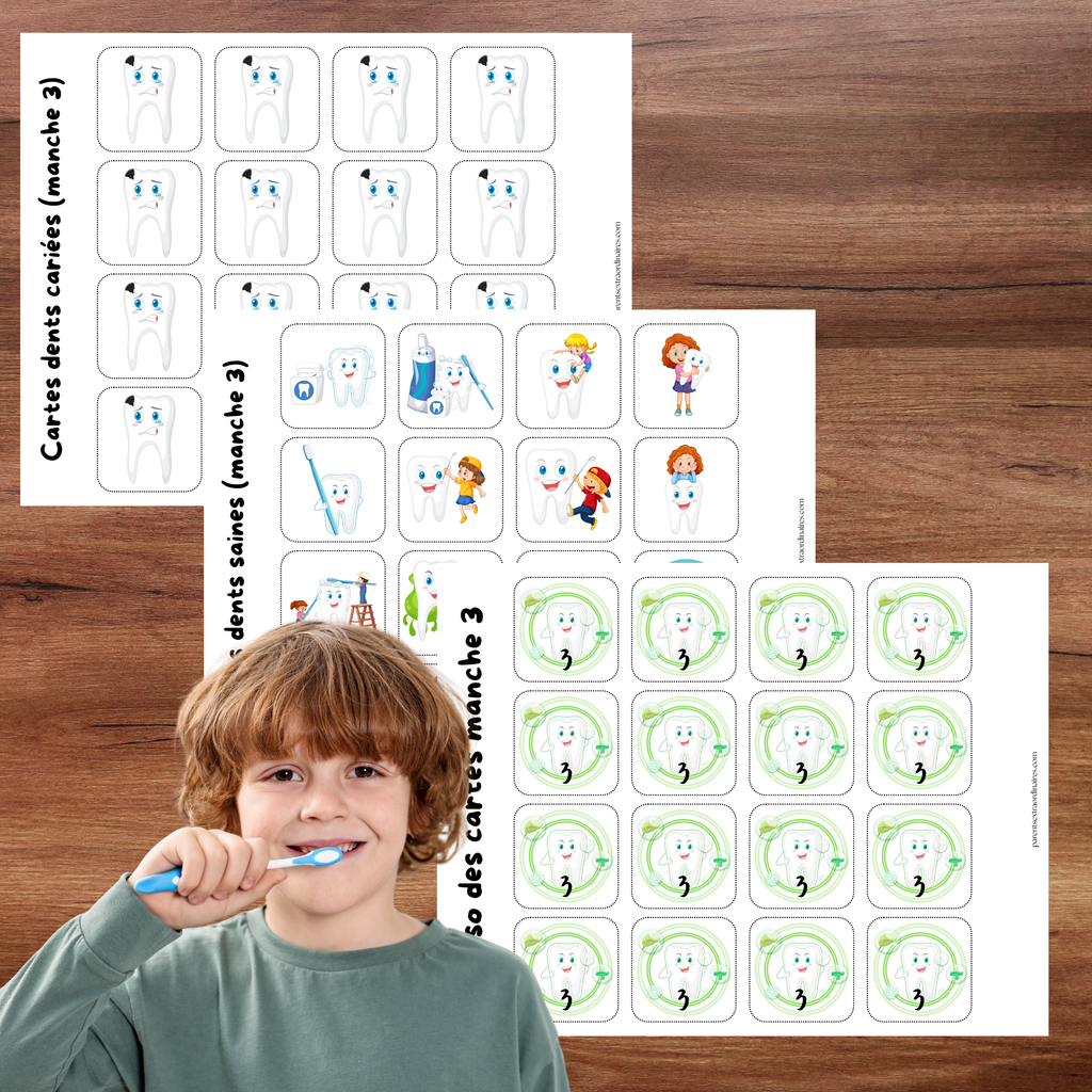 Ensemble d'activités thème hygiène dentaire