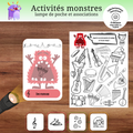 Activités monstres : lampe de poche et associations