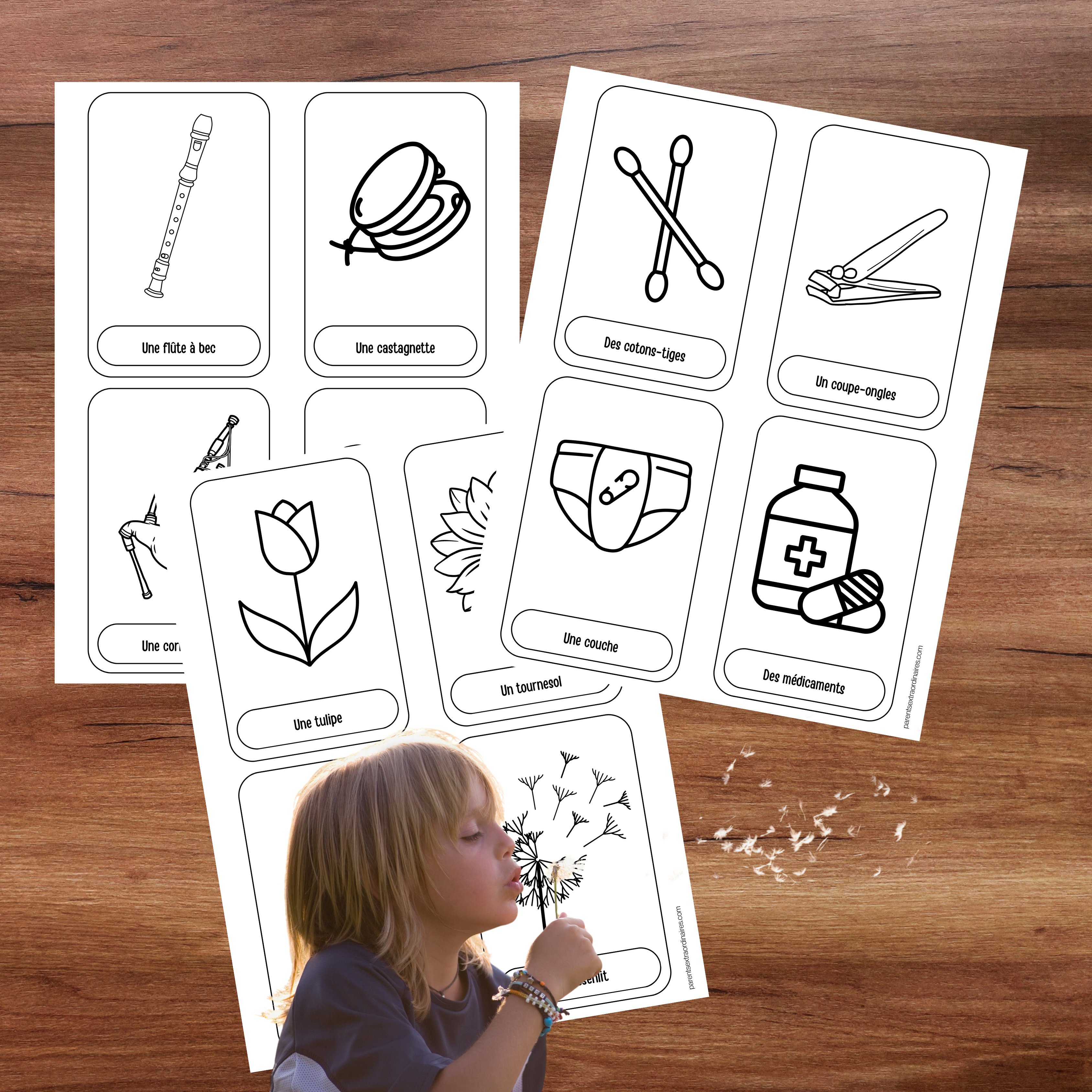 Activités monstres : lampe de poche et associations