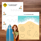 Cahier d'activités thème la plage