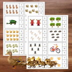 Cartes à pincer : thème agriculture