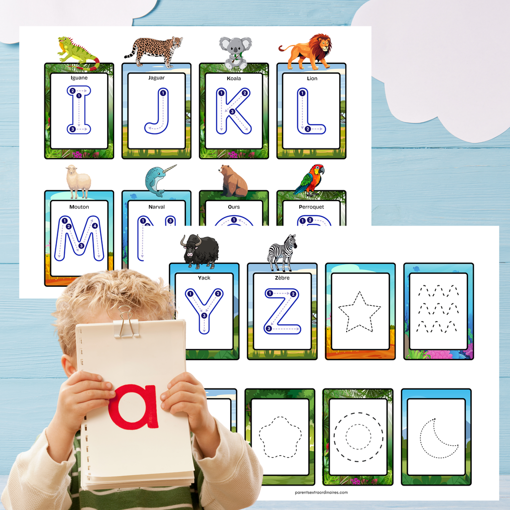 Ensemble d'activités : j'apprends l'alphabet