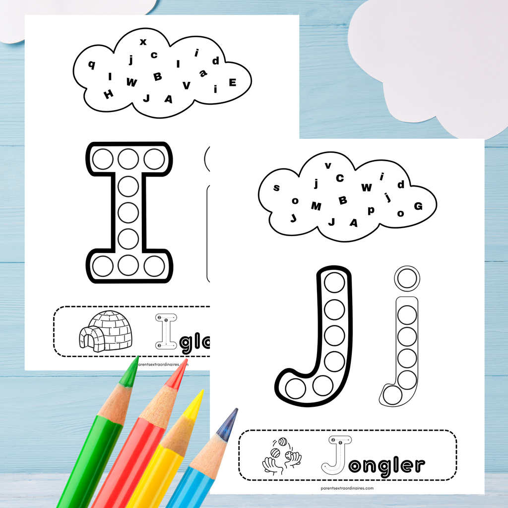 Ensemble d'activités : j'apprends l'alphabet
