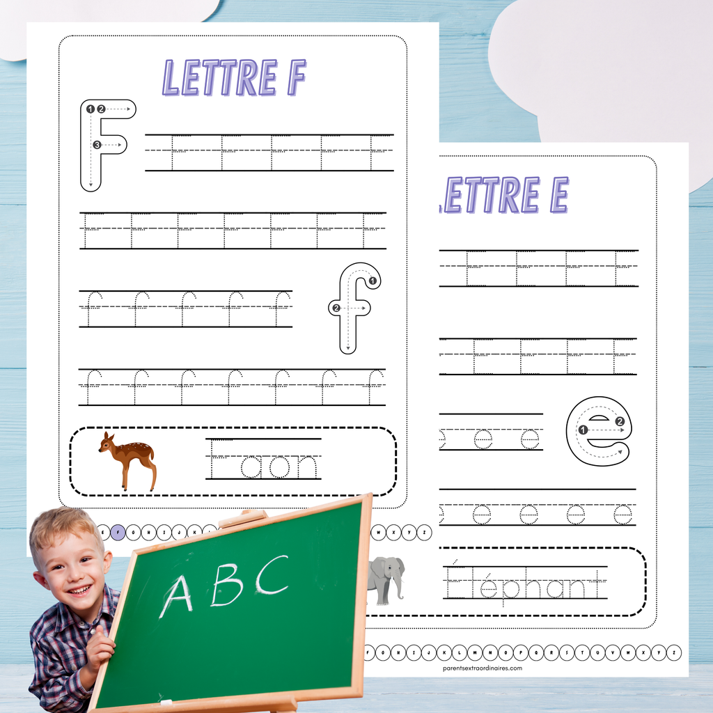 Ensemble d'activités : j'apprends l'alphabet