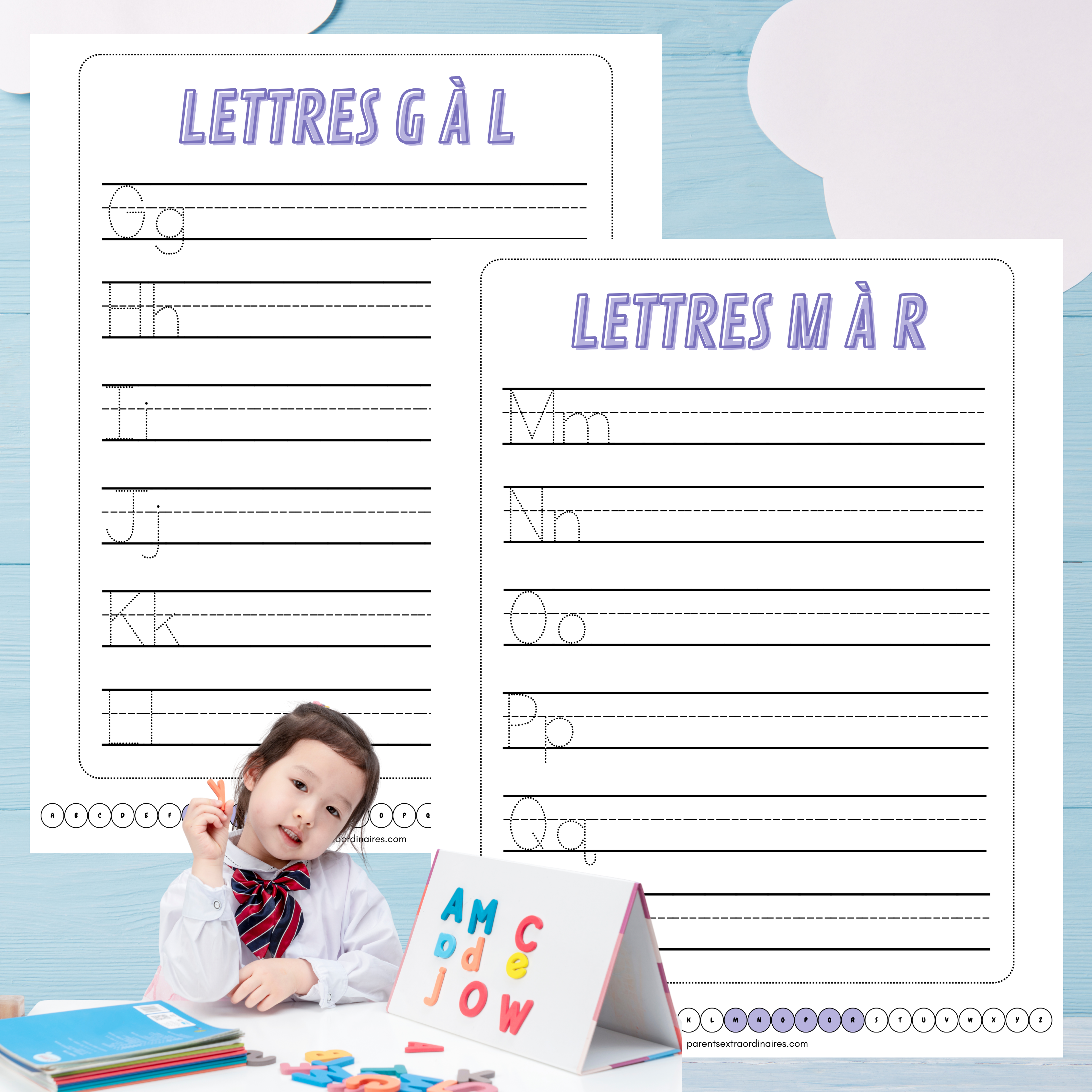 Ensemble d'activités : j'apprends l'alphabet