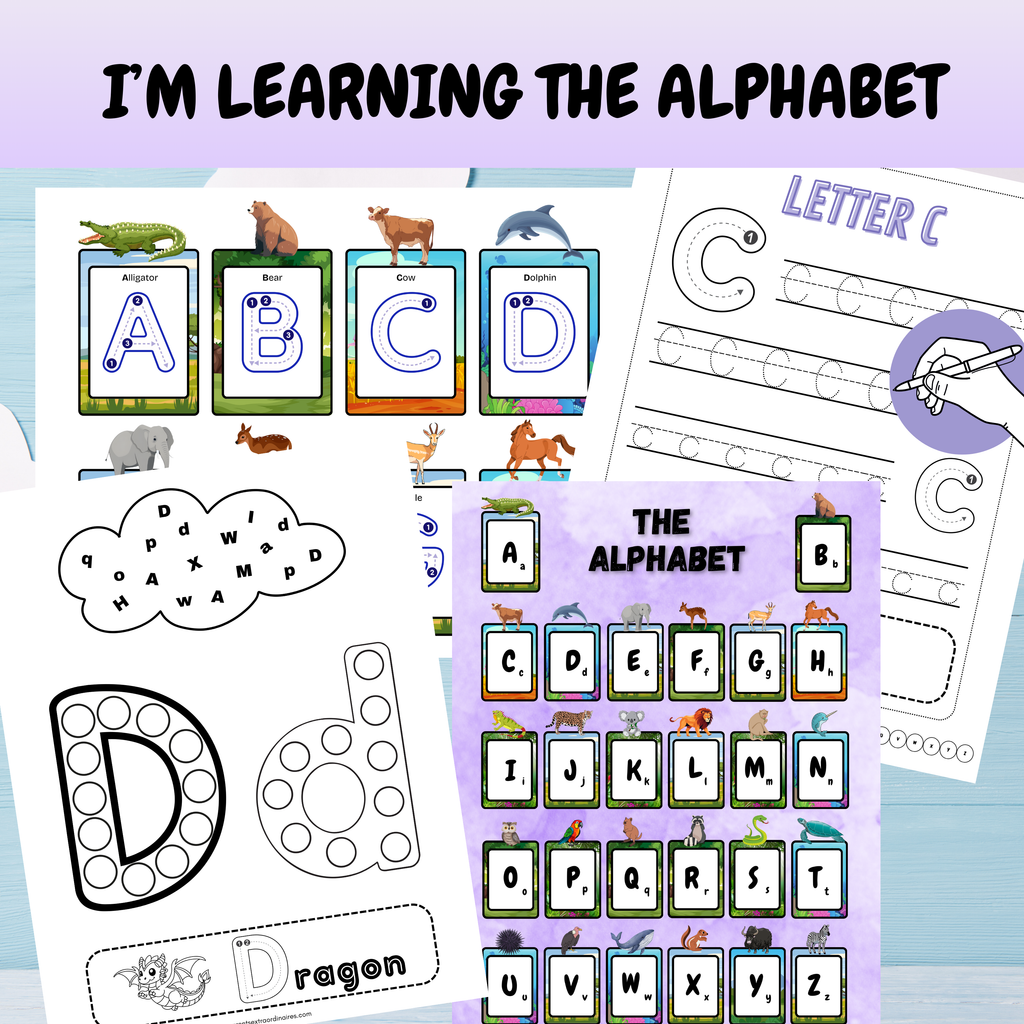 Ensemble d'activités : j'apprends l'alphabet