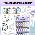 Ensemble d'activités : j'apprends l'alphabet