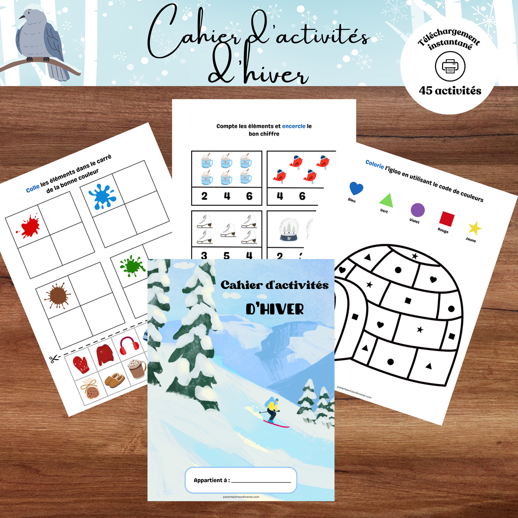 Cahier d'activités d'hiver