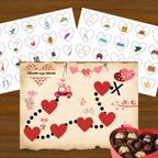 Ensemble de cartes pour chasses aux trésors