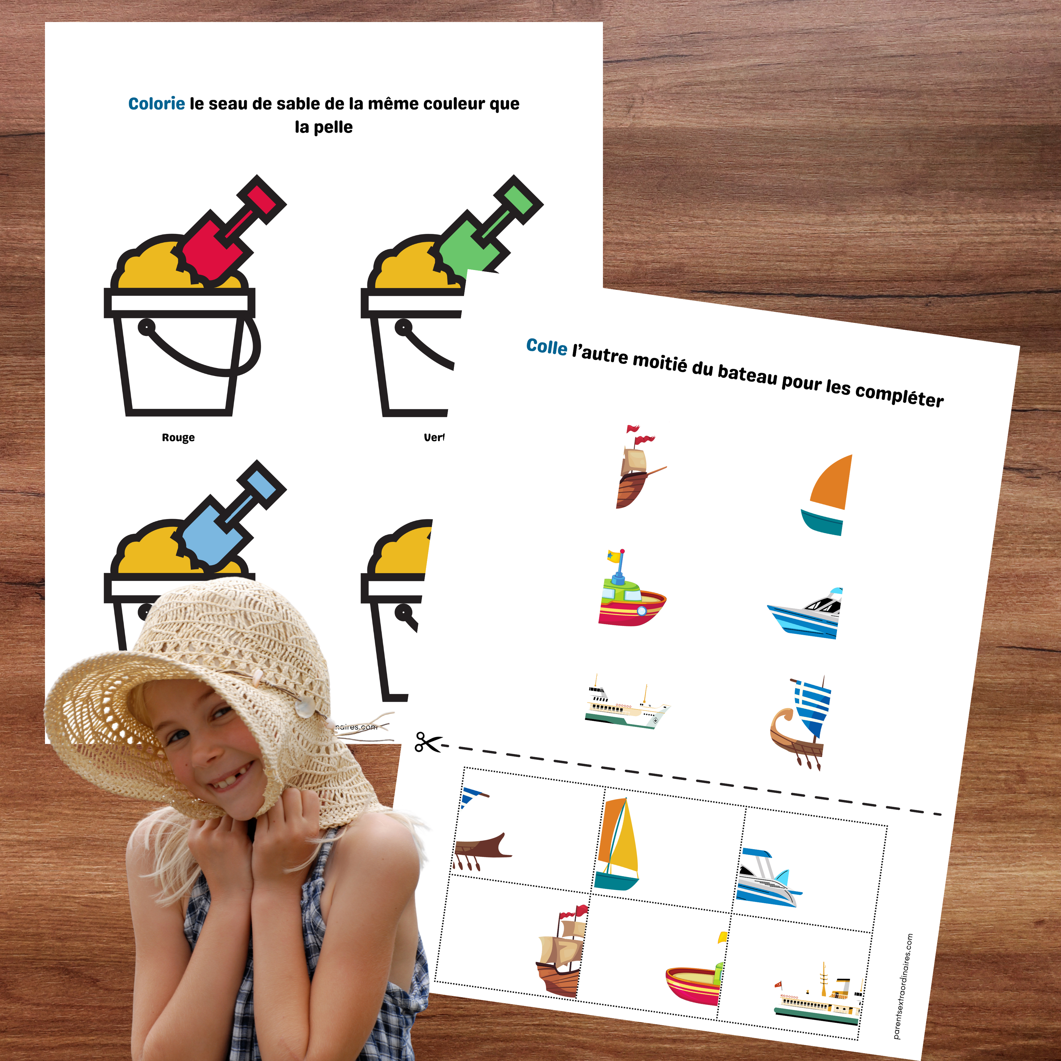 Cahier d'activités thème la plage