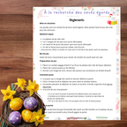 Ensemble d'activités thème oeufs de Pâques