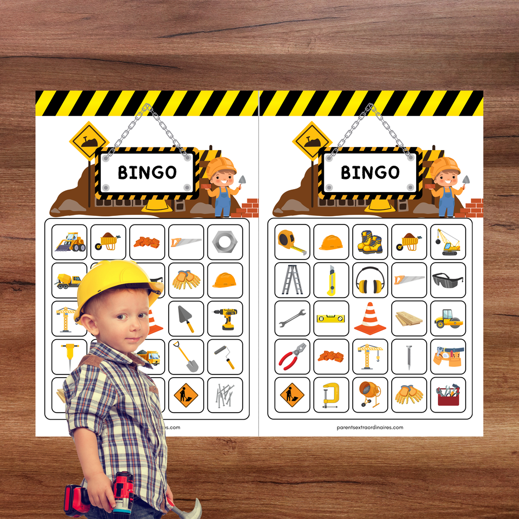 Bingo thème construction
