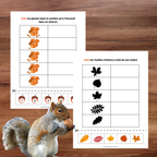 Cahier d'activités d'automne