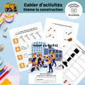 Cahier d'activités thème construction