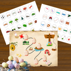 Ensemble de cartes pour chasses aux trésors