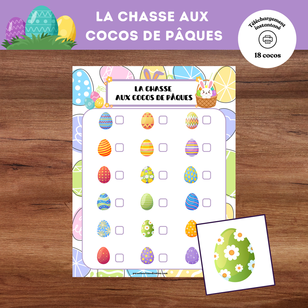 La chasse aux cocos de Pâques