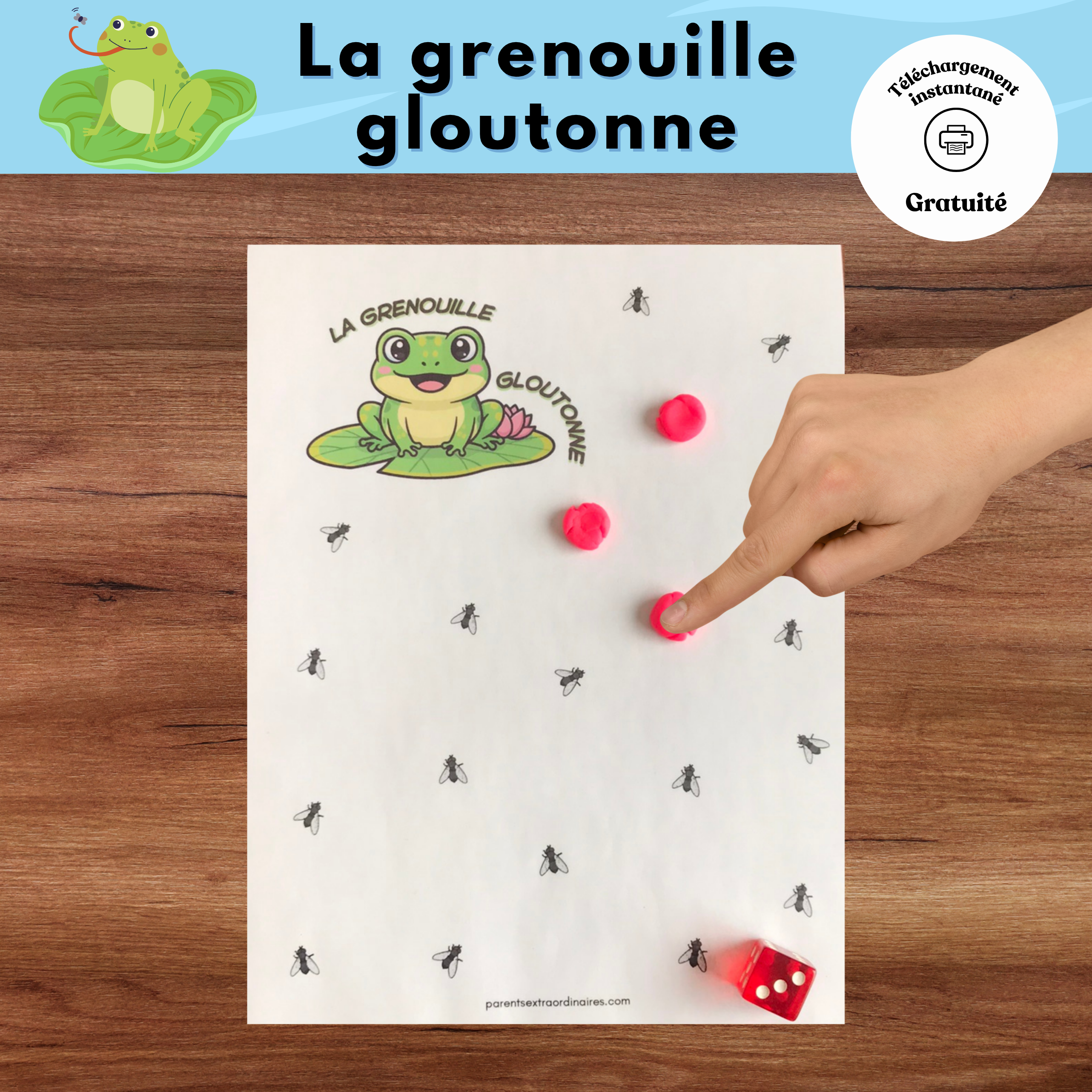 La grenouille gloutonne