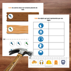 Cahier d'activités thème construction