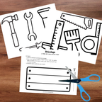 Bricolage coffre à outils pour fête des pères