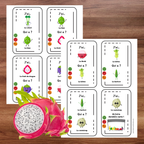 Jeu j'ai...qui a? : thème les fruits et légumes