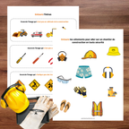 Cahier d'activités thème construction
