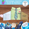 Bricolage chemise : tu es le meilleur papa du monde !