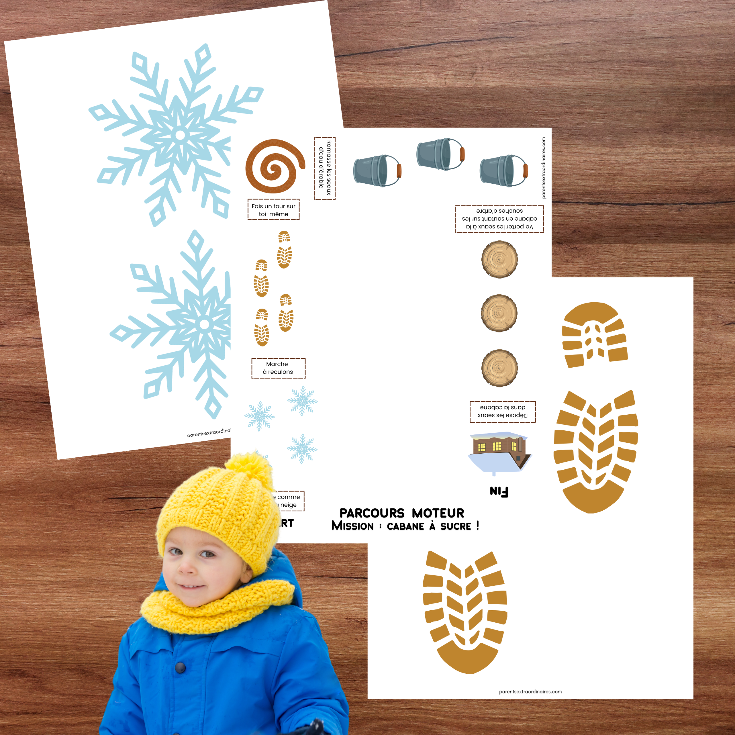 Ensemble d'activités thème cabane à sucre