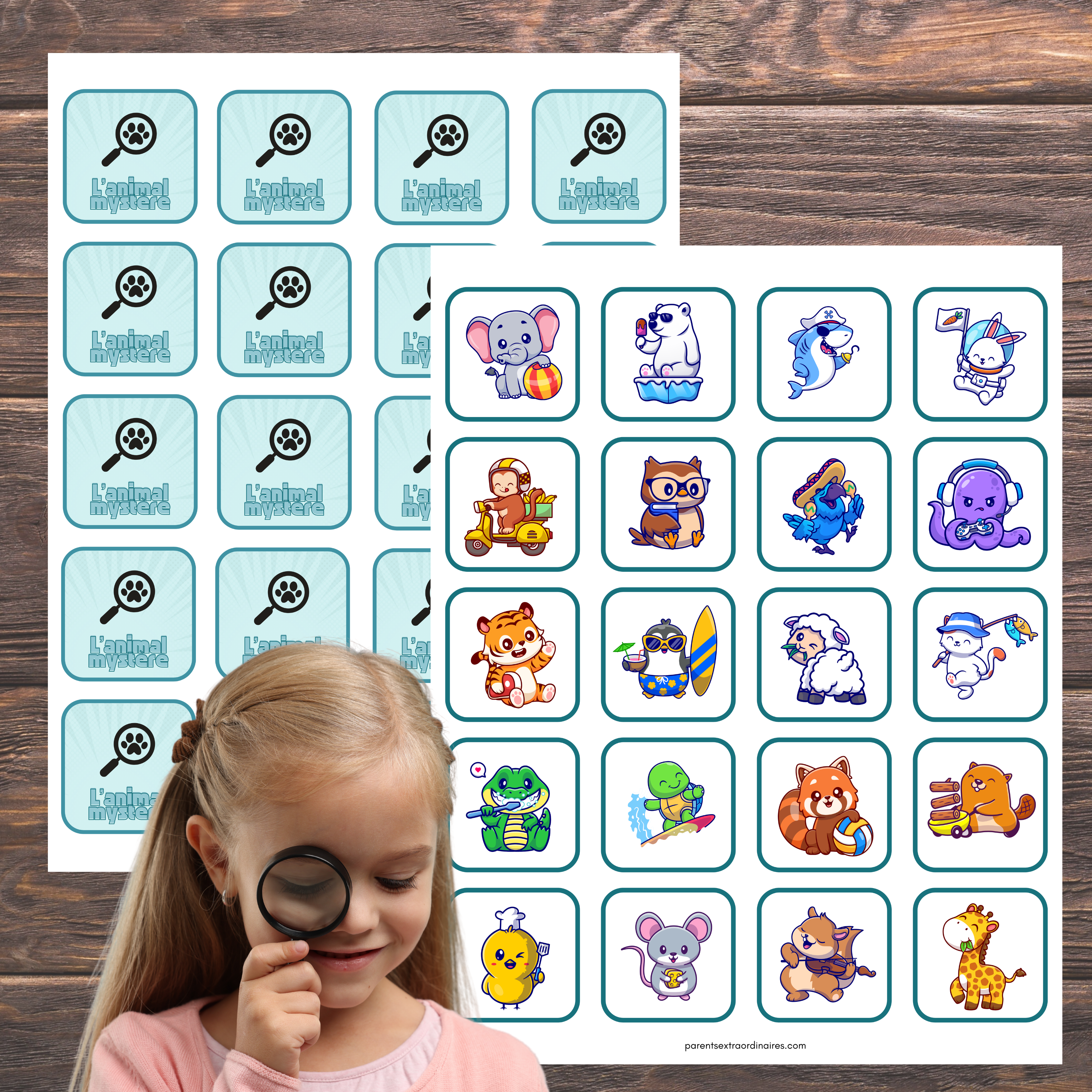 Jeu de l'animal mystère
