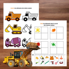 Cahier d'activités thème construction