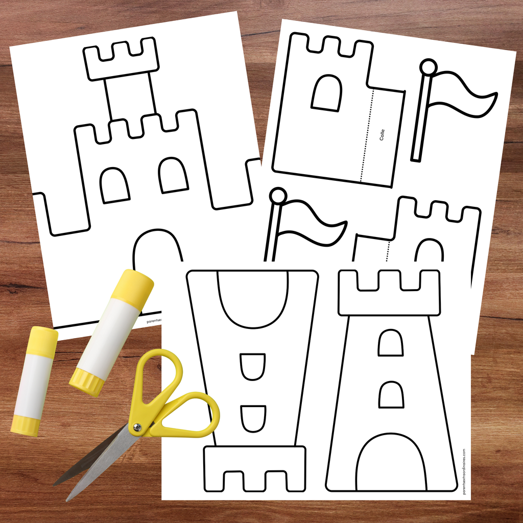 Bricolage château de sable et activités de communication