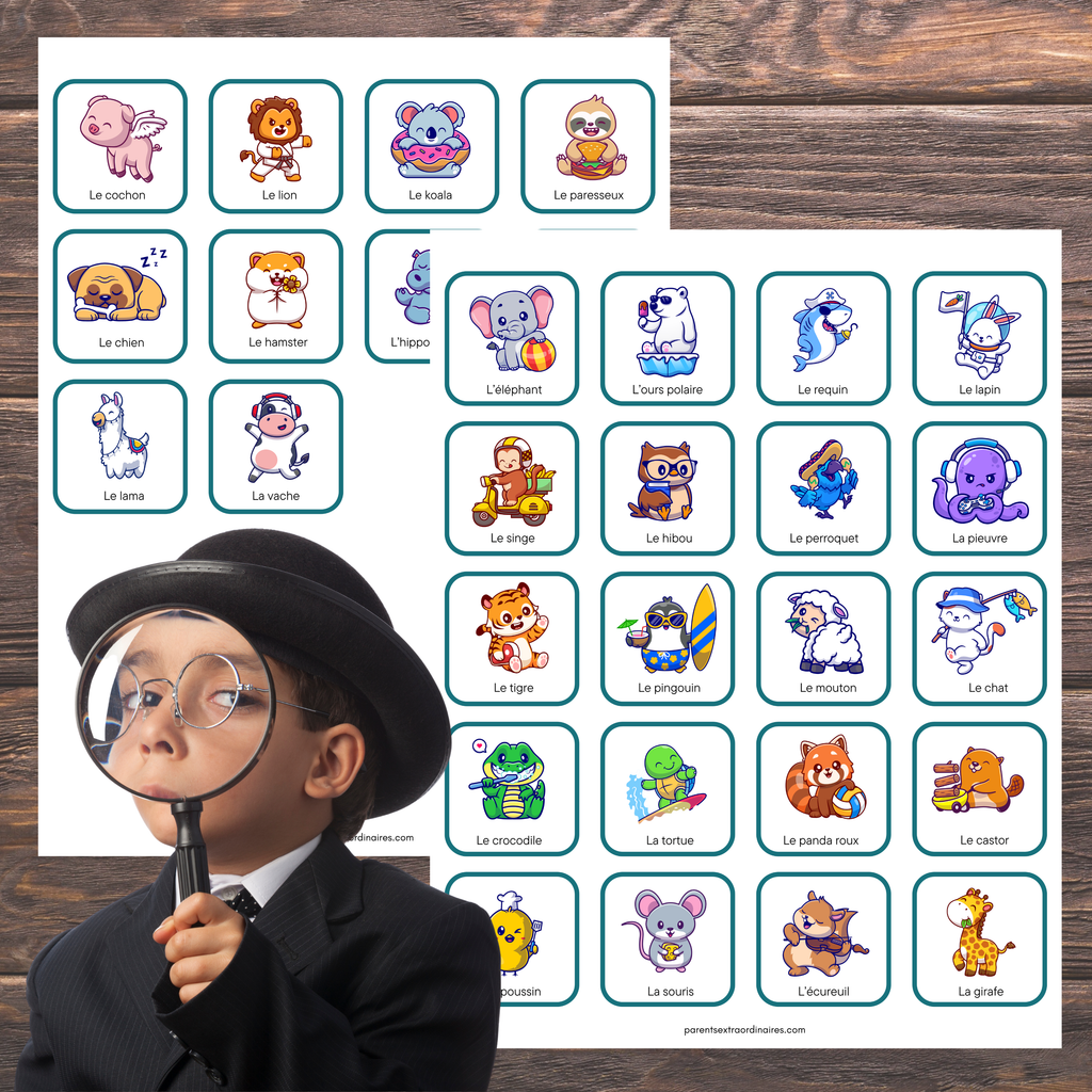 Jeu de l'animal mystère