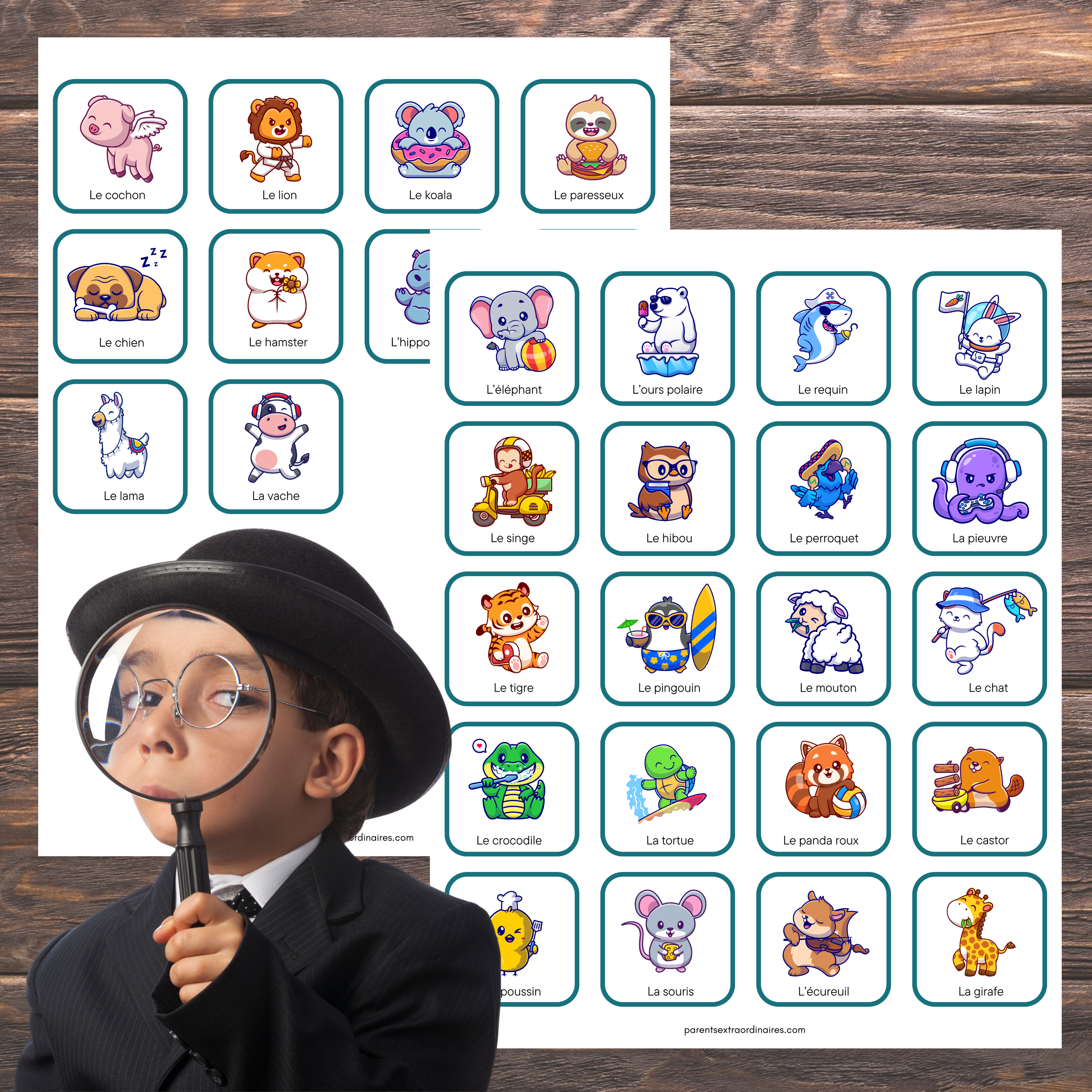 Jeu de l'animal mystère
