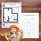 Cahier d'activités thème construction