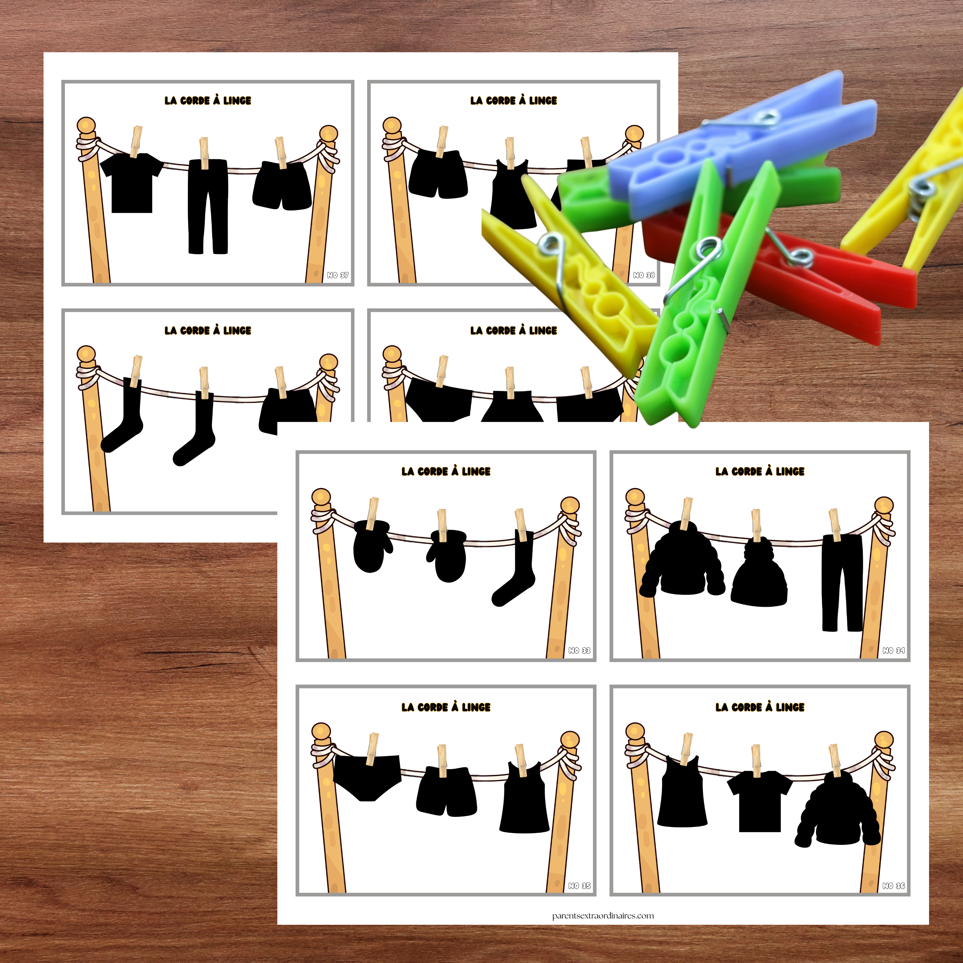 Jeu de la corde à linge