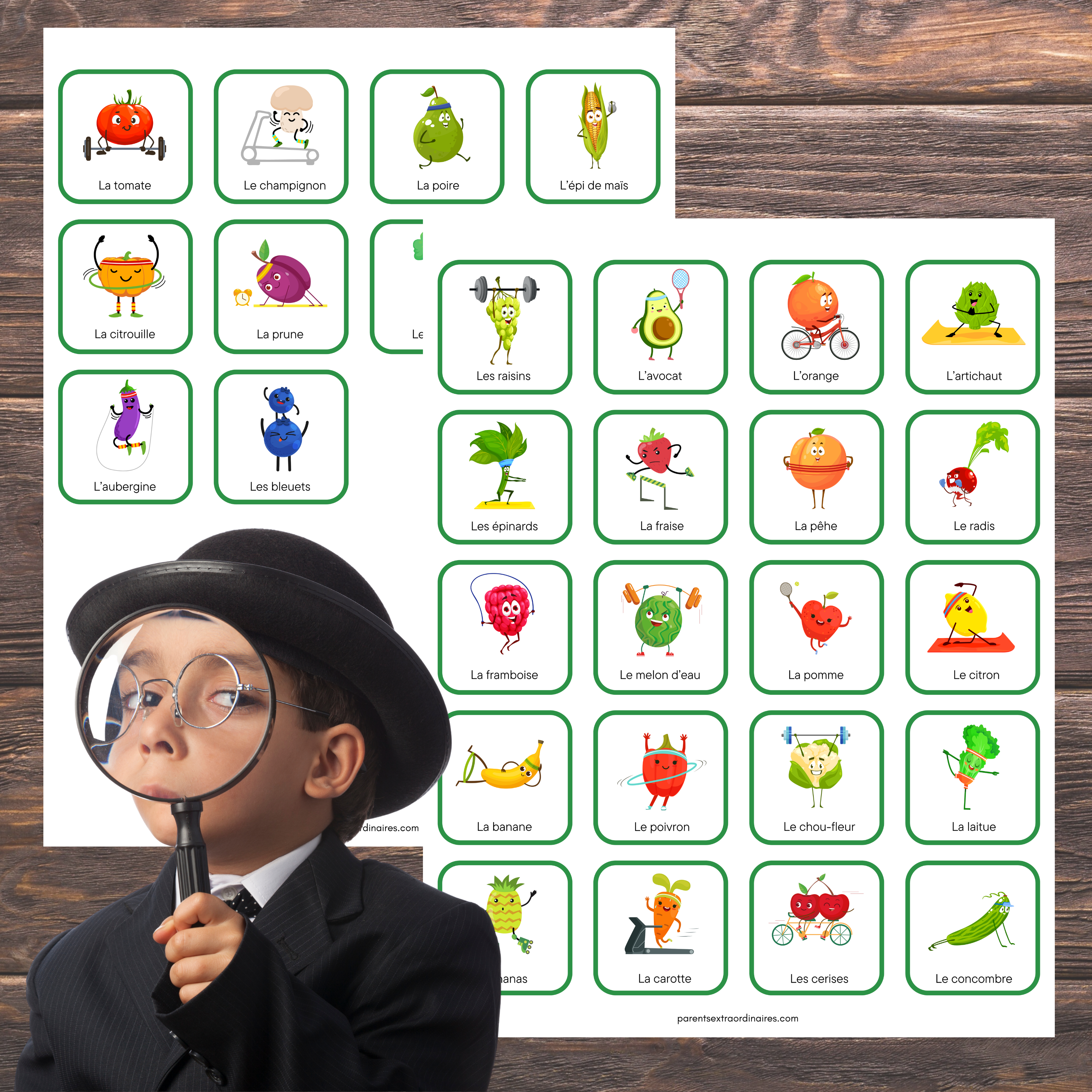 Jeu de l'aliment mystère