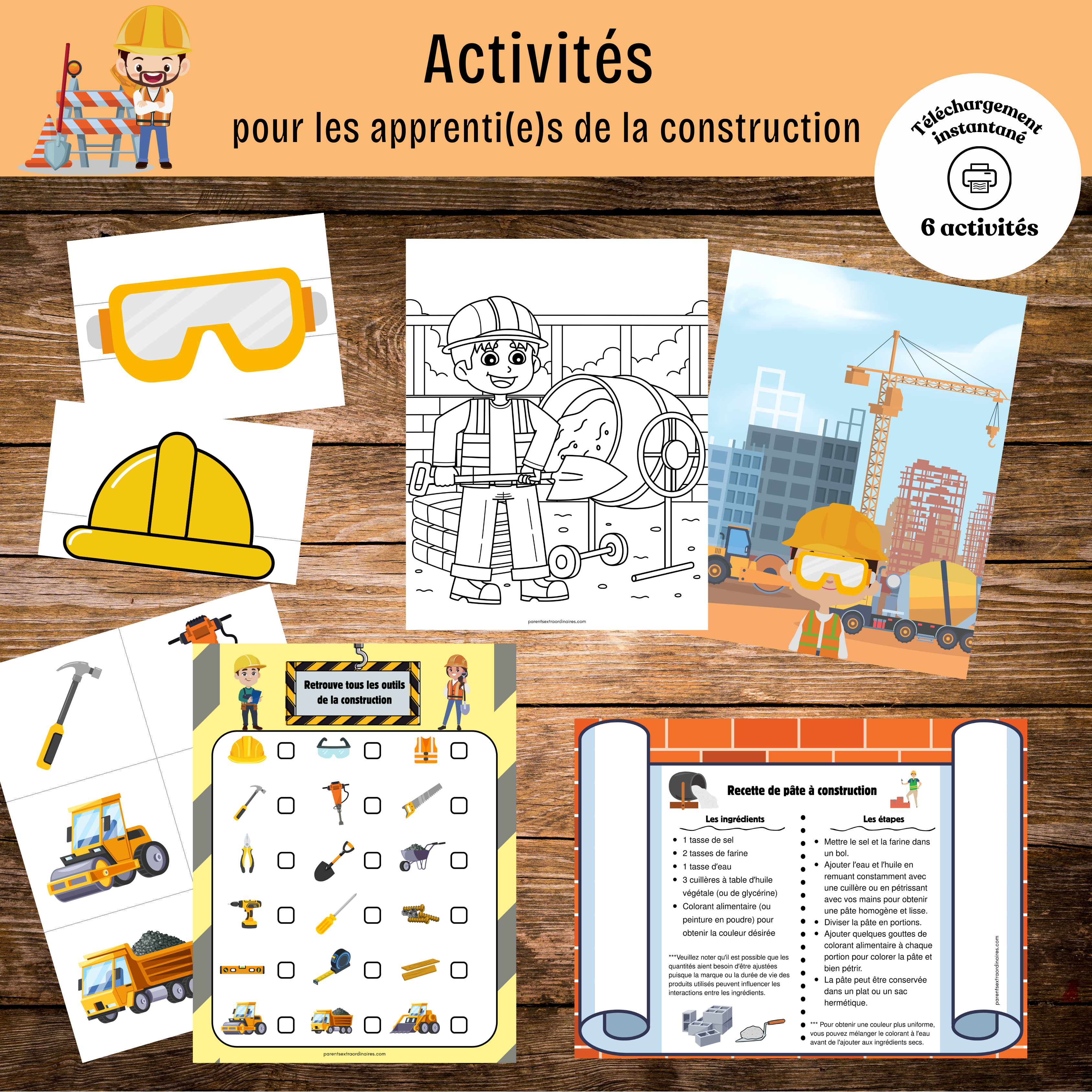 Activités pour les apprenti(e)s de la construction