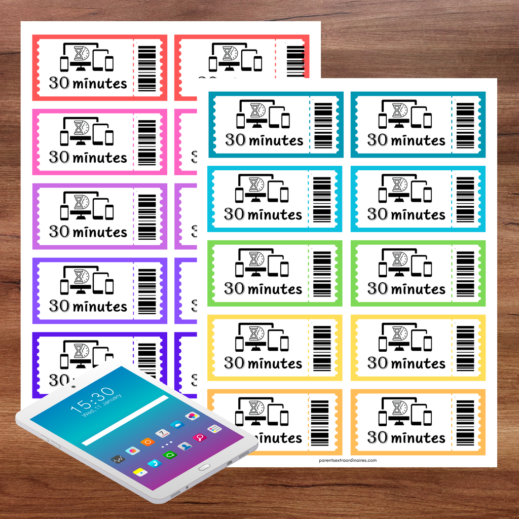 Coupons temps d'écran : version 2