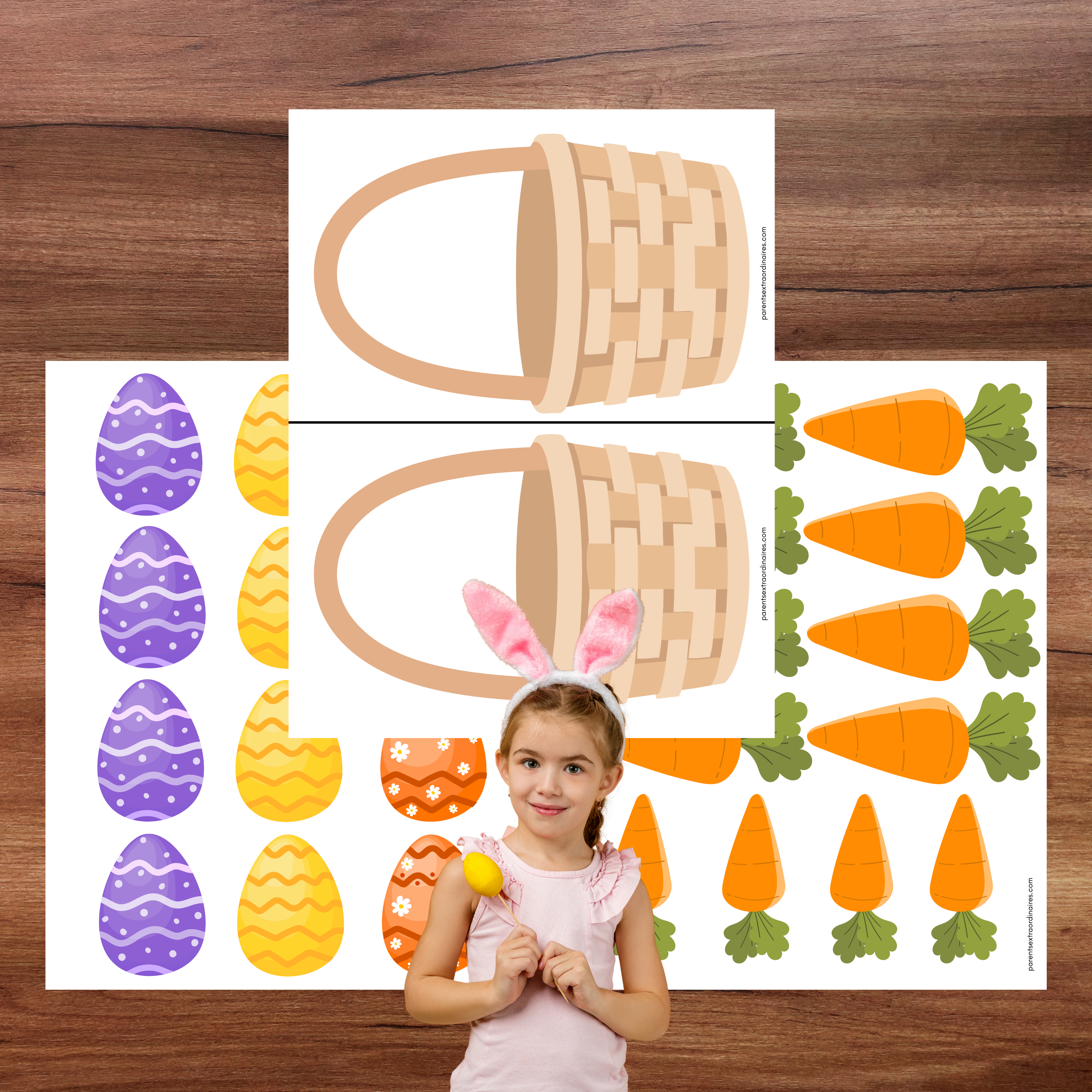 Ensemble d'activités thème lapin de Pâques