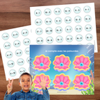 Activité je compte avec les palourdes
