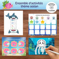 Ensemble d'activités : thème océan