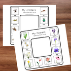 Cartes d'identification de la nature