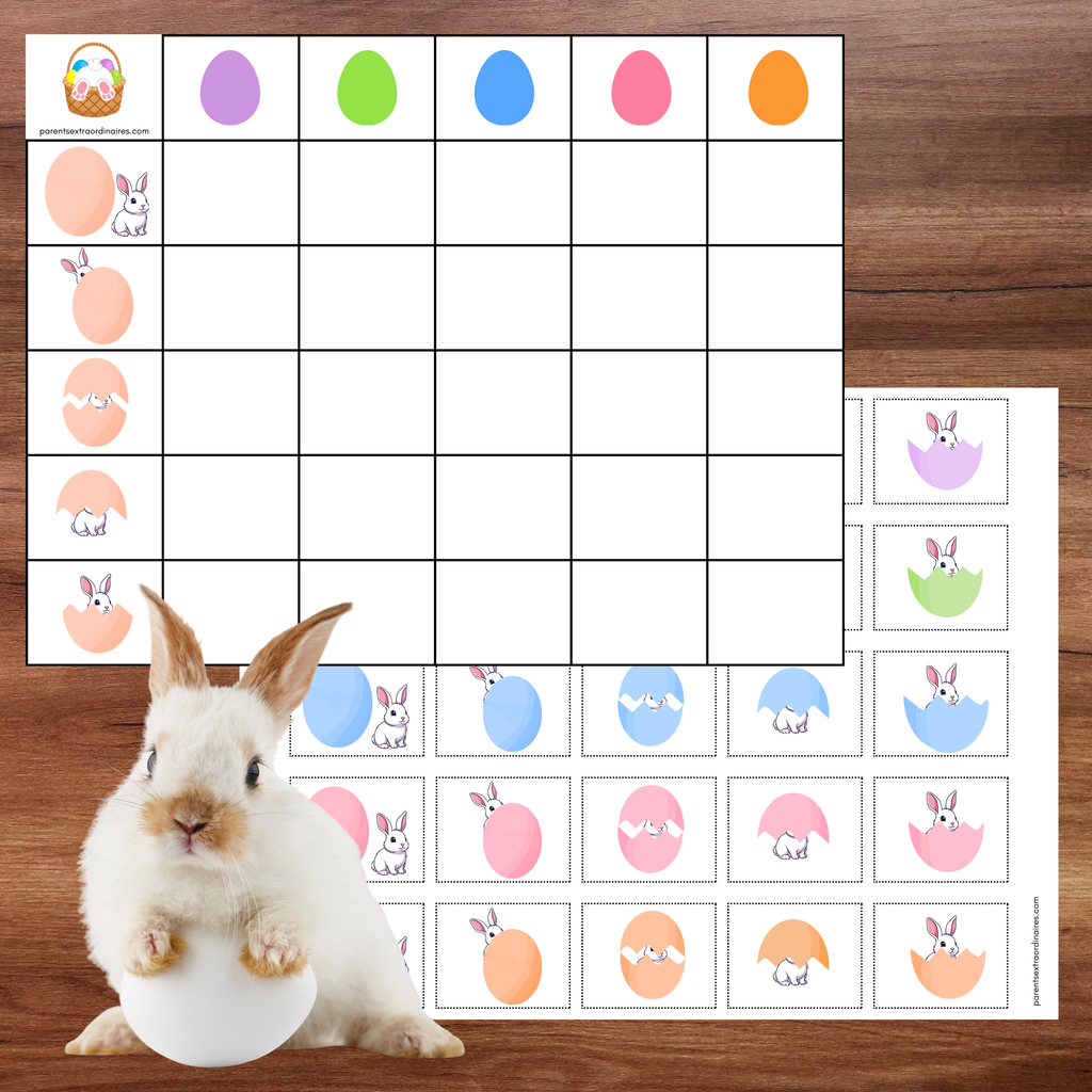 Ensemble d'activités thème lapin de Pâques