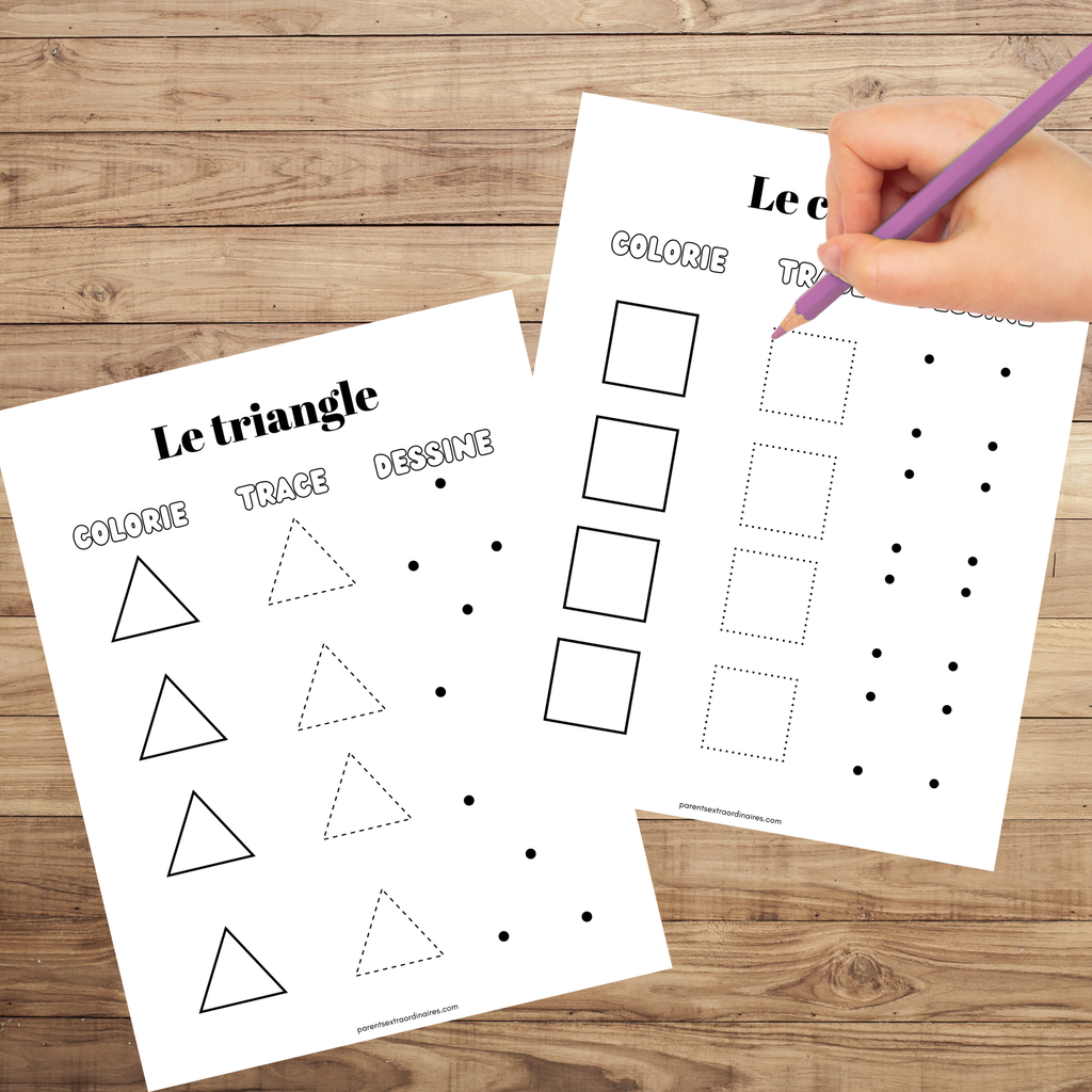 Activités de traçage : exercices pré-écriture
