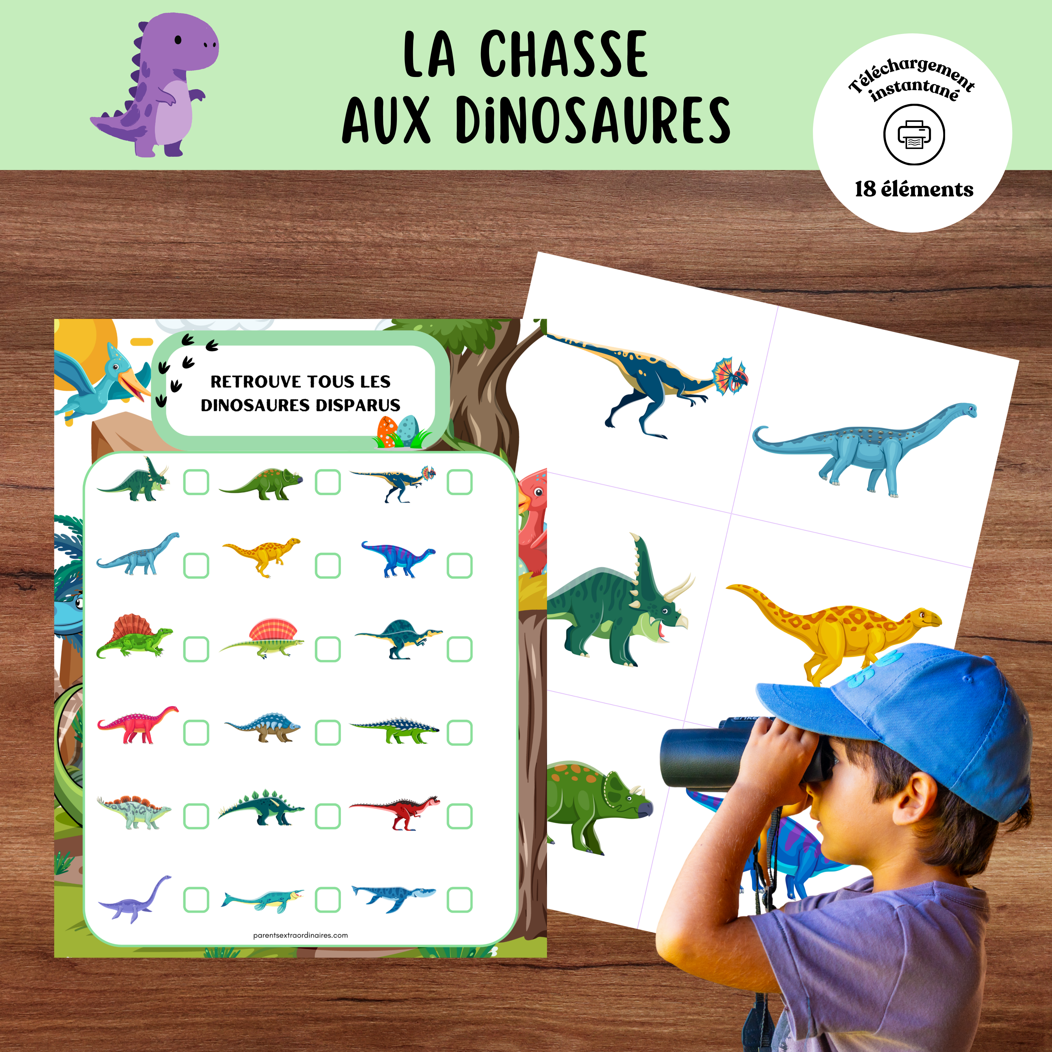La chasse aux dinosaures