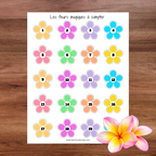 Les fleurs magiques à compter