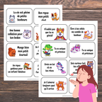 Petits mots pour boîte à lunch : thème animaux rigolos