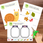 Cahier de découpage thème nature avec 50 activités progressives pour apprendre à utiliser les ciseaux. Une ressource éducative idéale pour développer la motricité fine, la coordination et la précision dès le préscolaire.