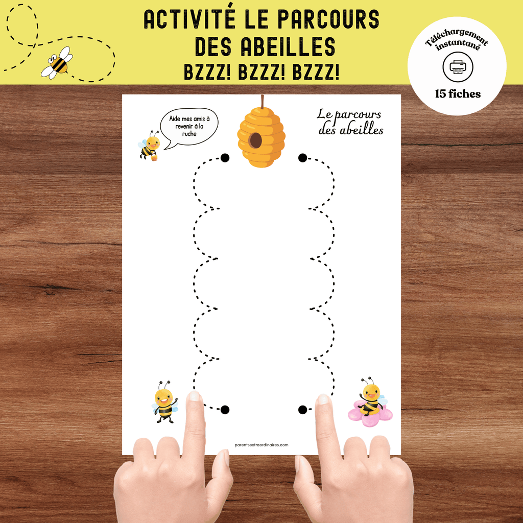 Activité le parcours des abeilles