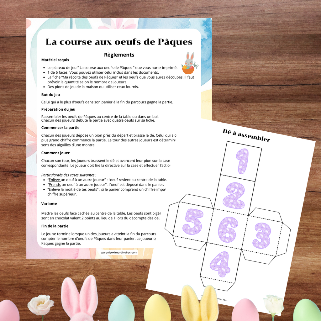 Ensemble d'activités de Pâques